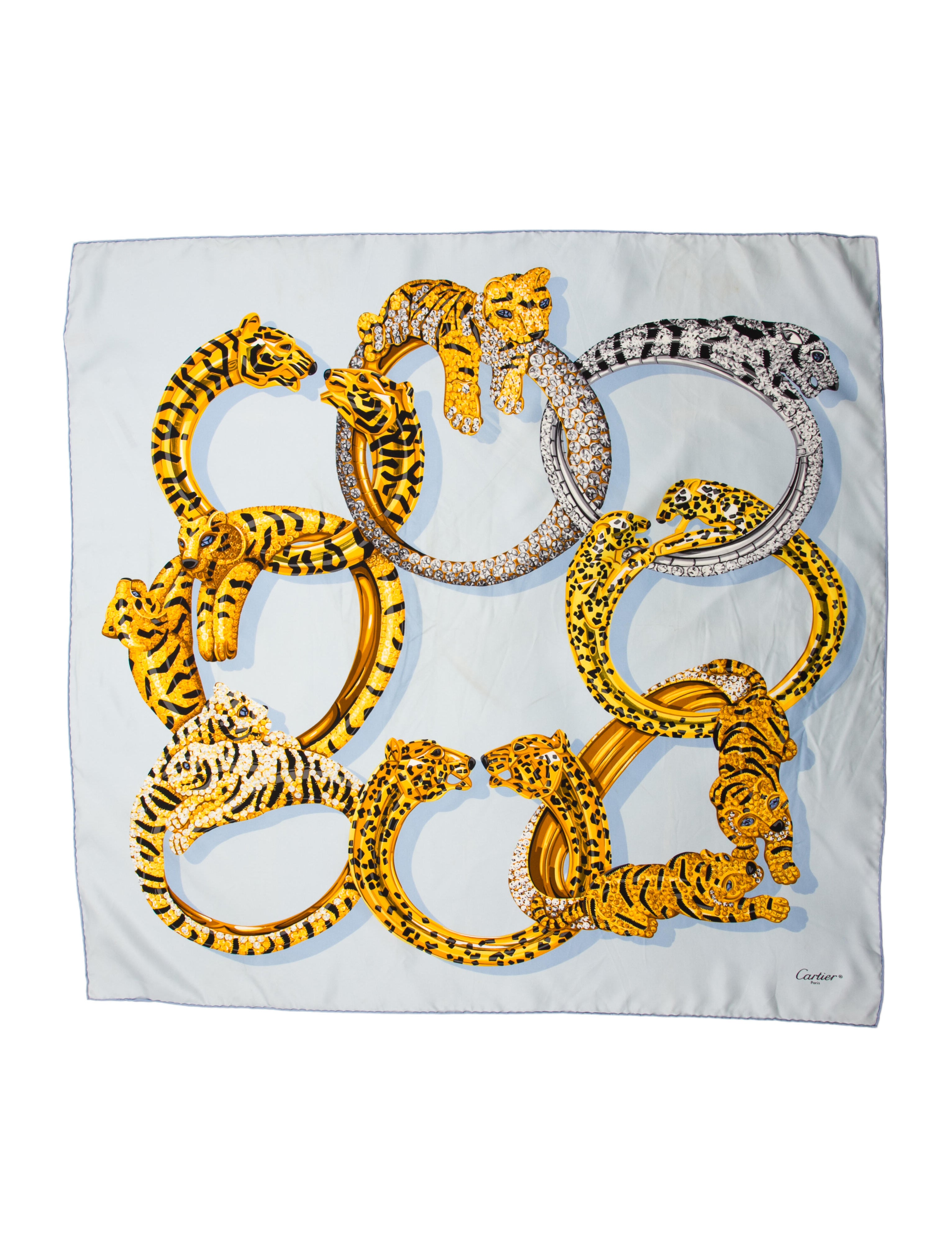 Cartier Silk Printed Scarf