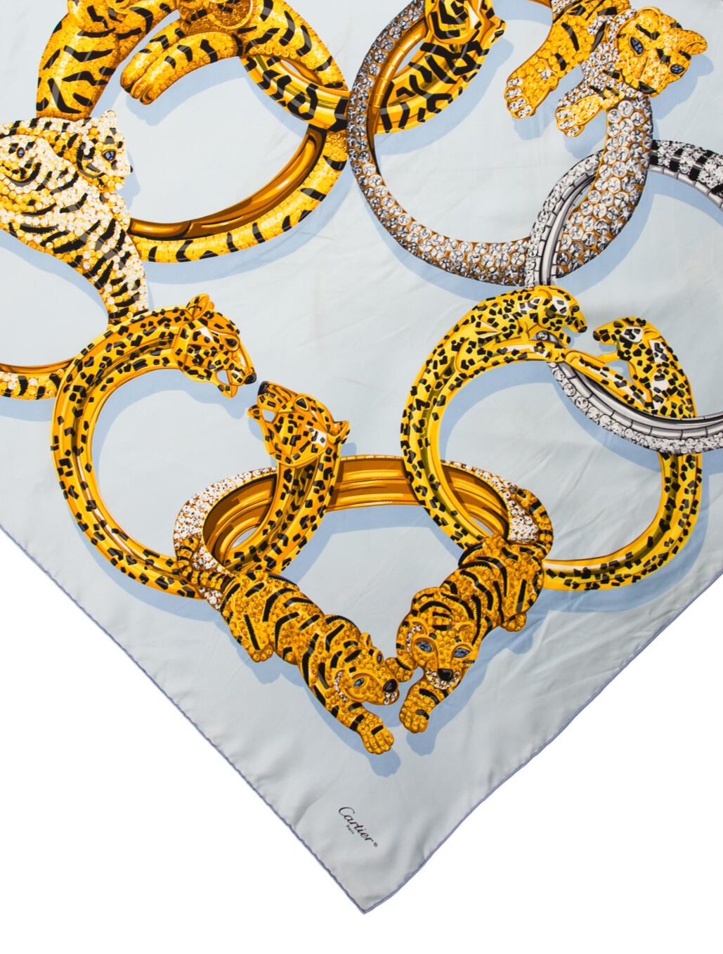 Cartier Silk Printed Scarf