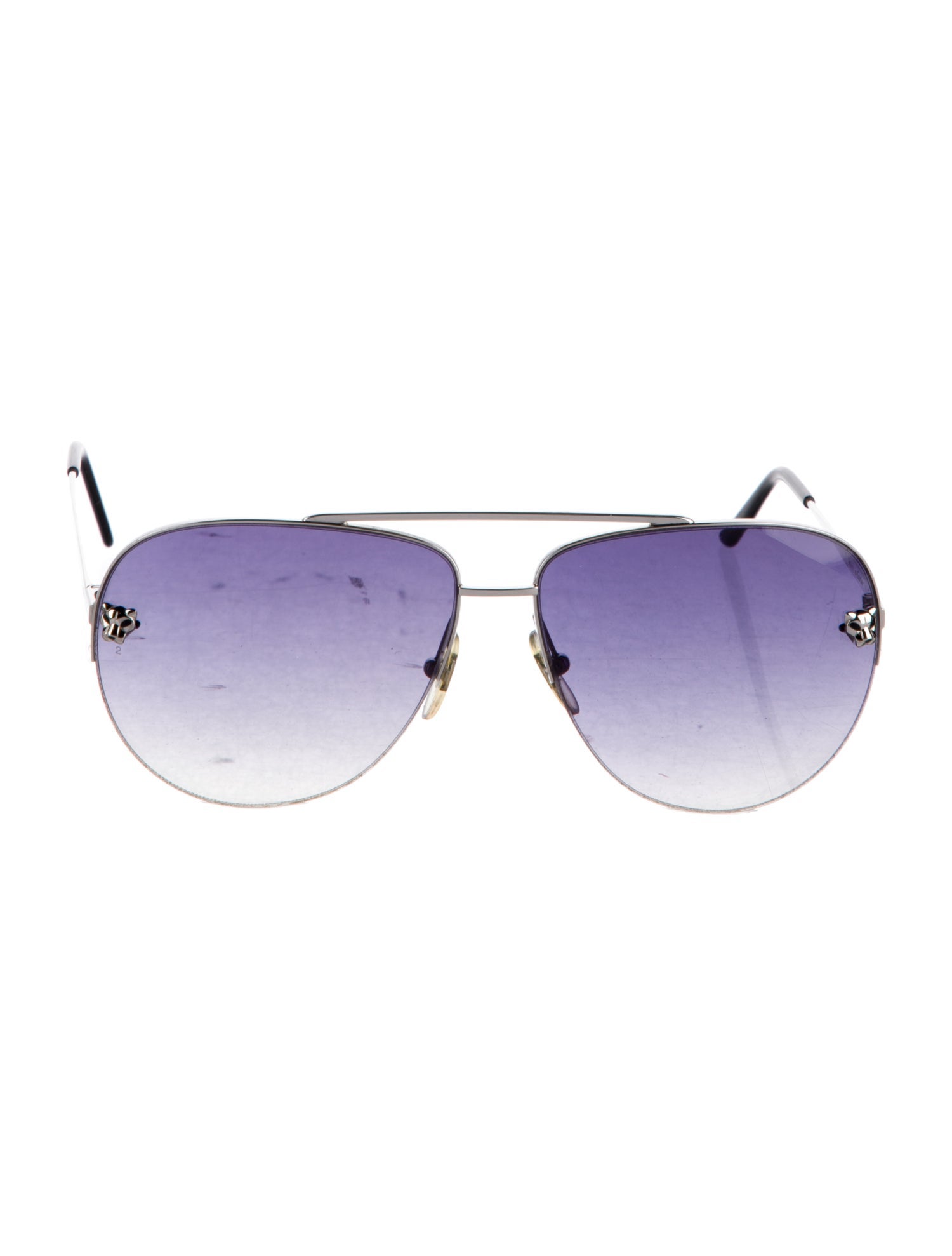 Cartier Gradient Rimless Aviator Sunglasses