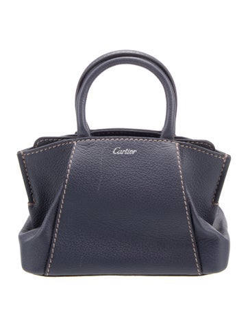 Cartier Mini Bags Leather C Top Handle Bag