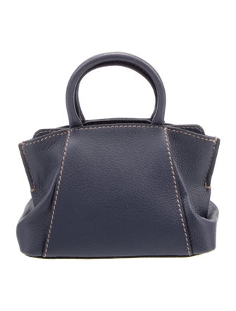 Cartier Leather C Top Handle Bag