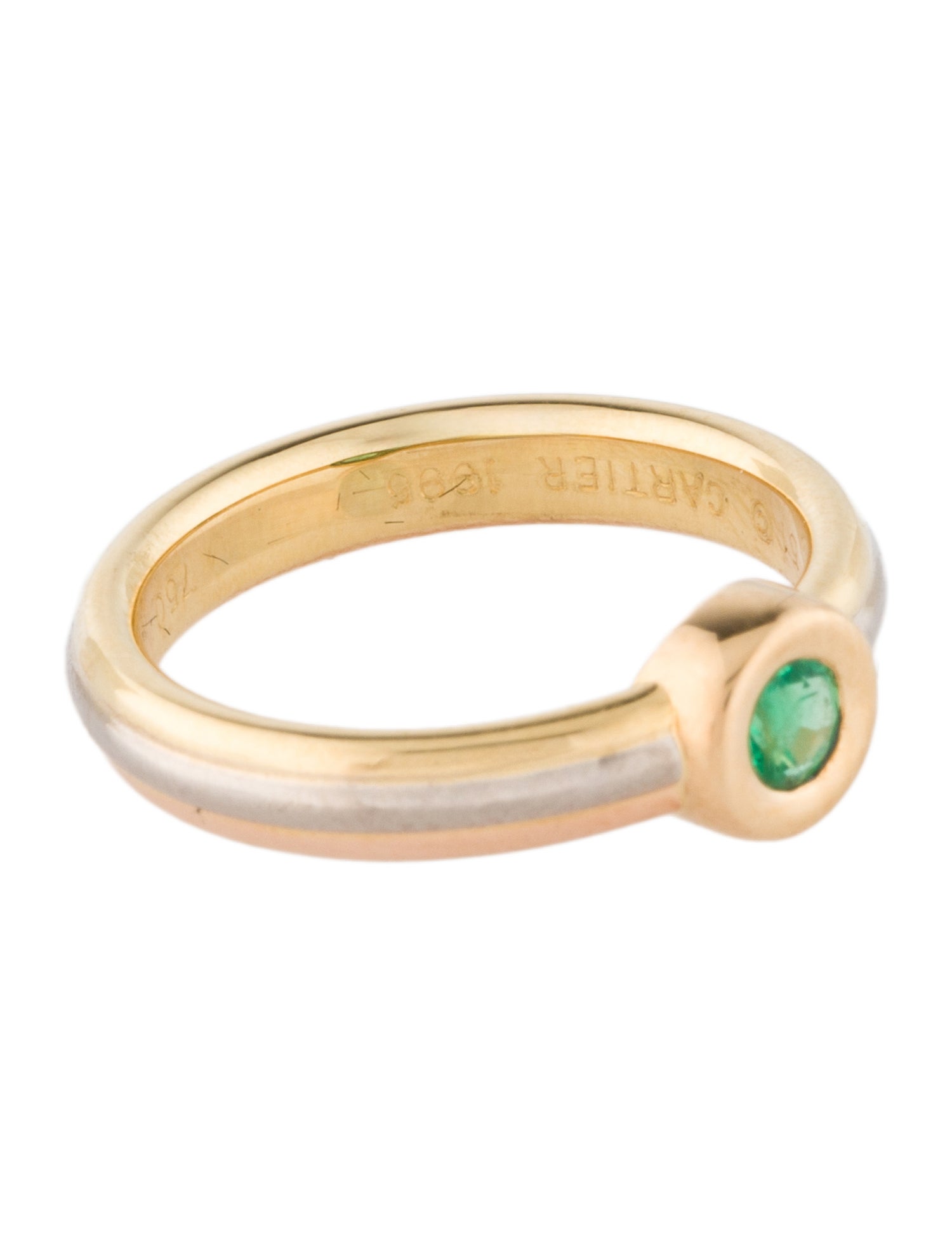 Cartier Vintage Emerald Trinity Ring