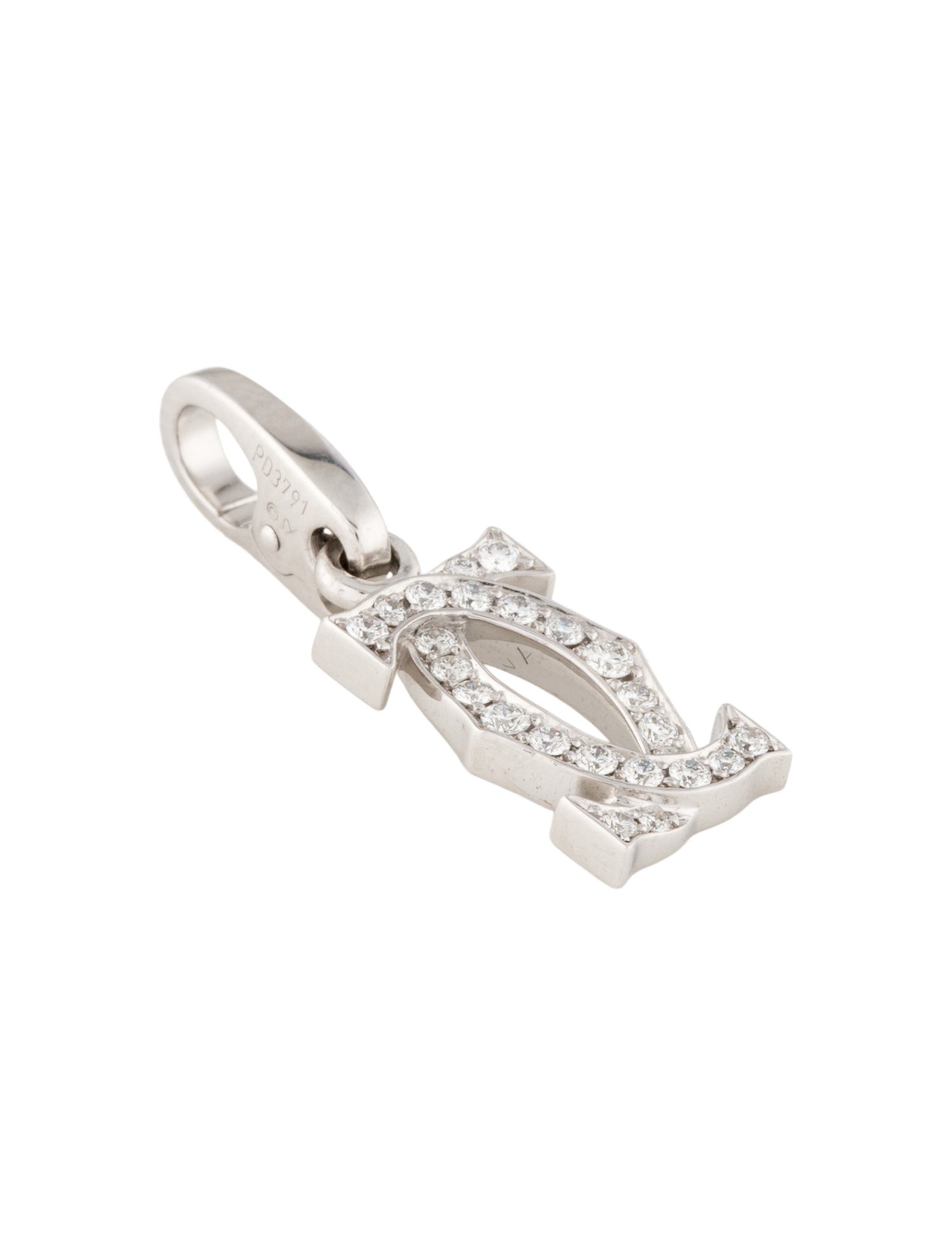 Cartier Diamond Double C Decor Charm