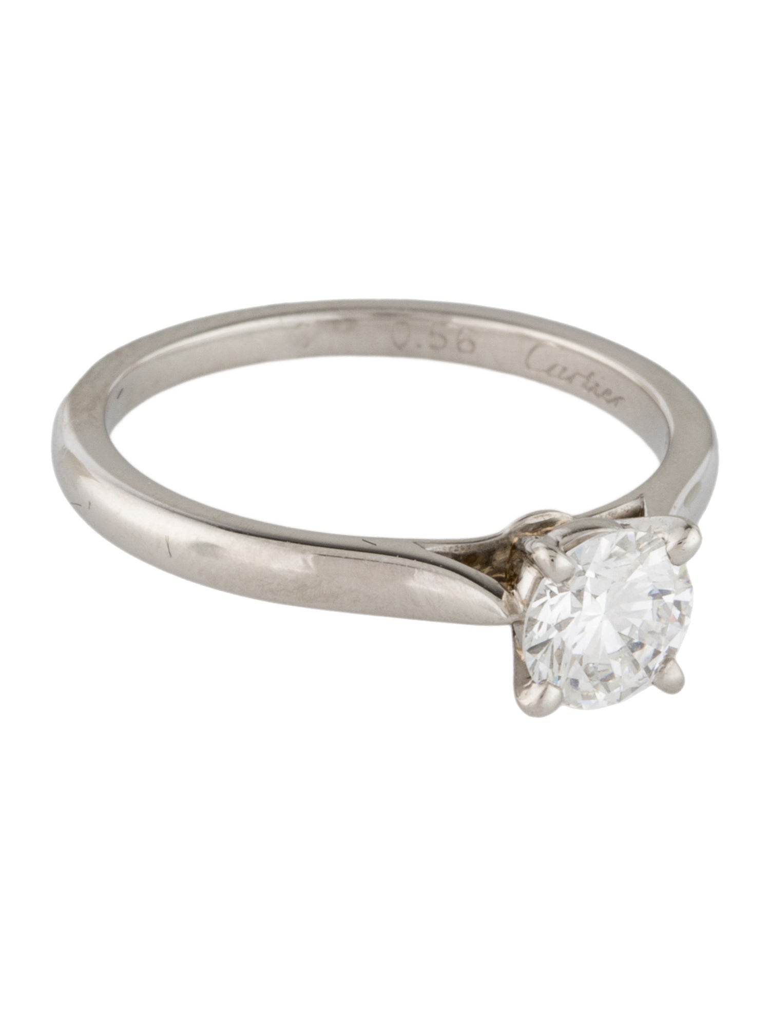 Cartier Platinum 1895 Engagement Ring