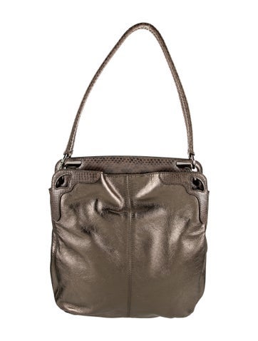 Cartier Hobos Leather Bucket Bag