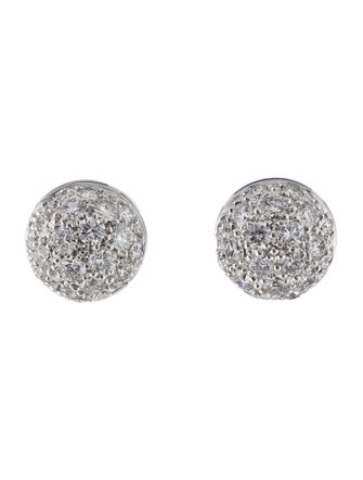 Cartier Diamond Dome Earrings
