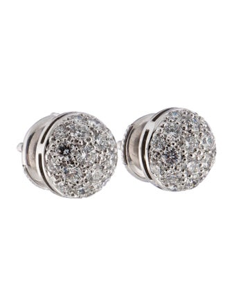 Cartier Diamond Dome Earrings