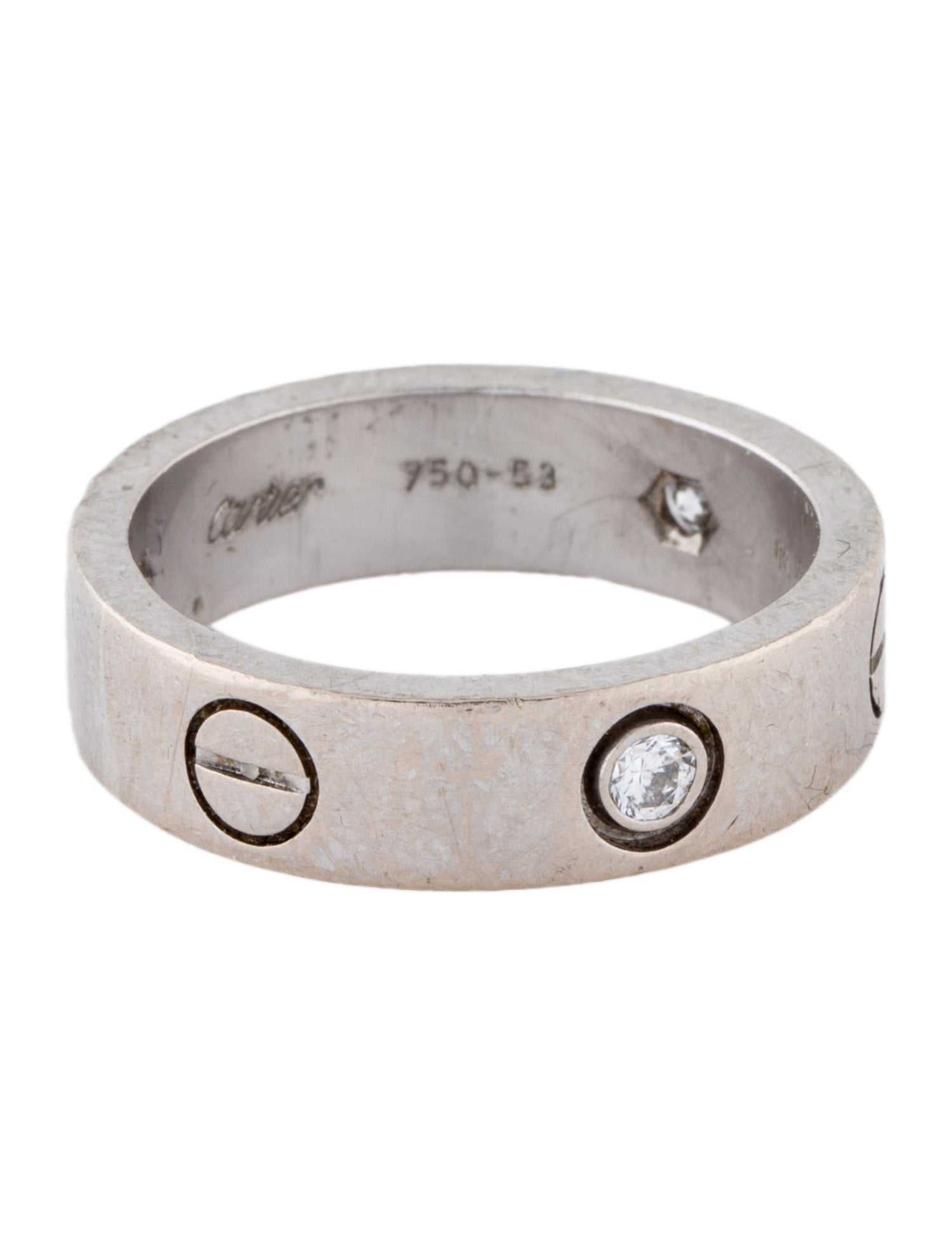 Cartier 3 Diamond LOVE Band