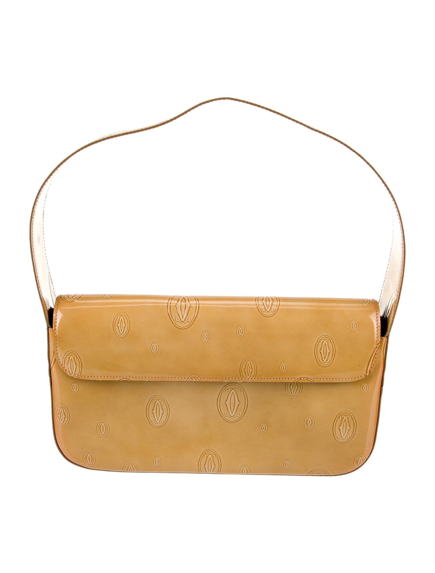 Cartier Patent Leather Shoulder Bag