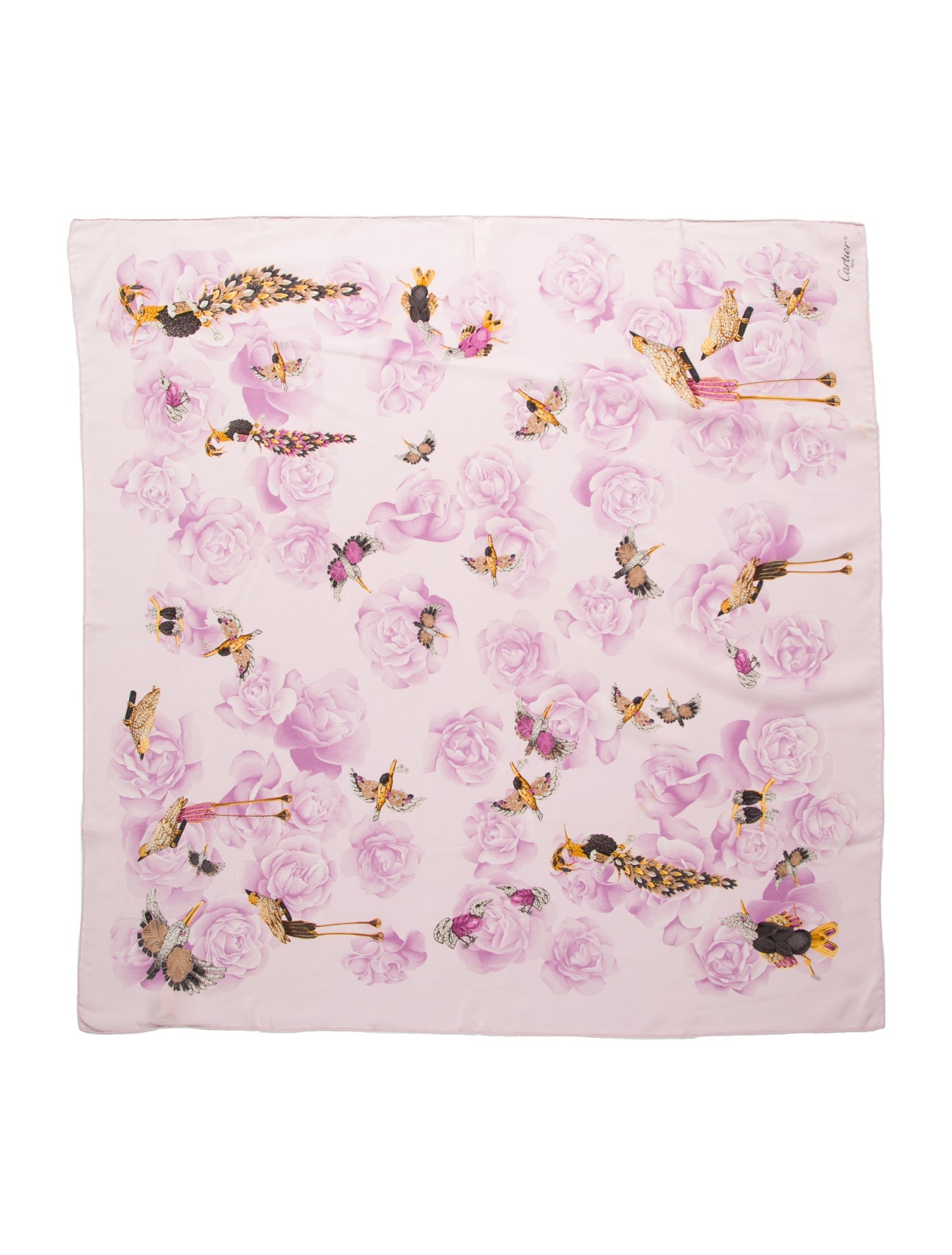 Cartier Silk Printed Scarf