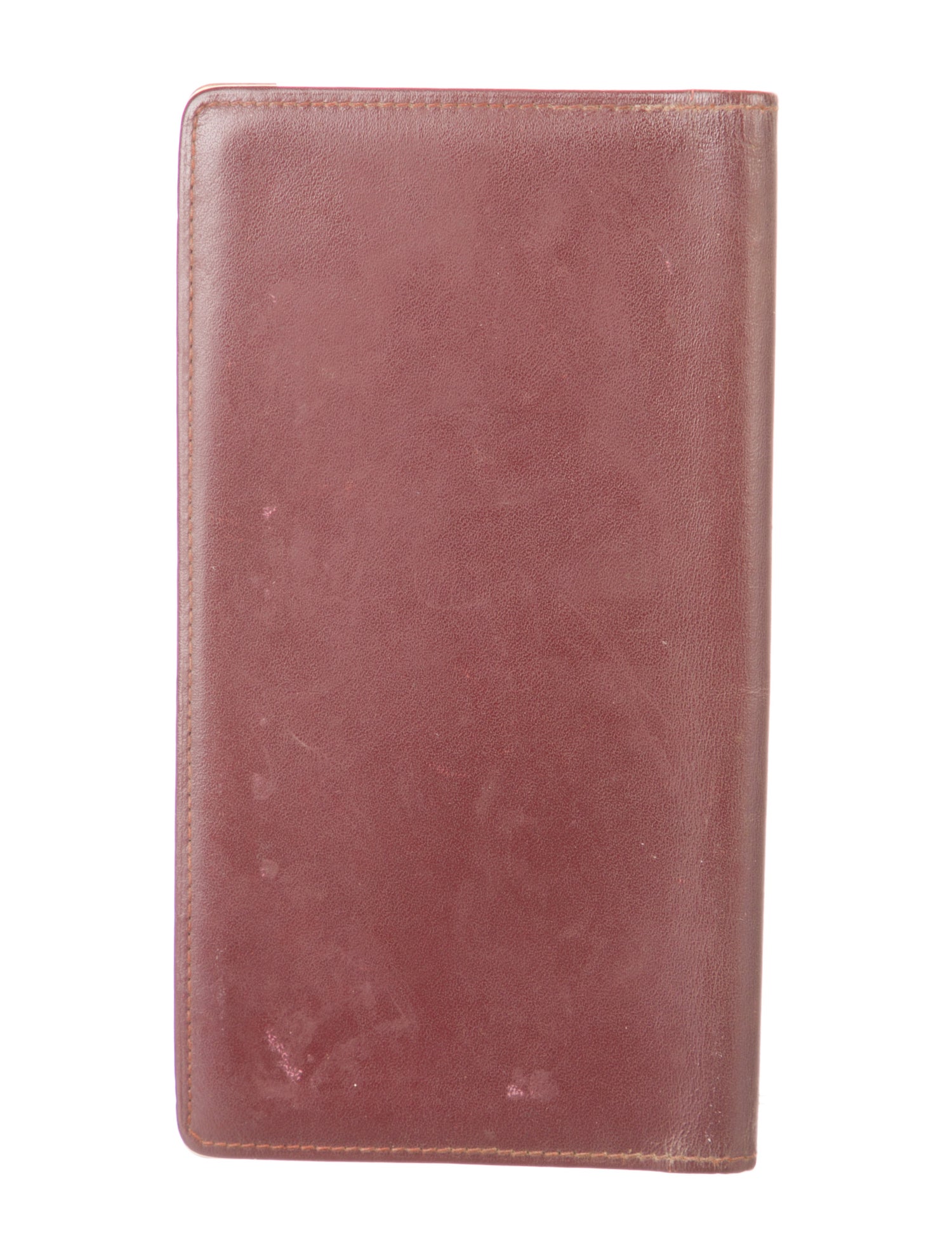 Cartier Leather Passport Leather Bifold Wallet