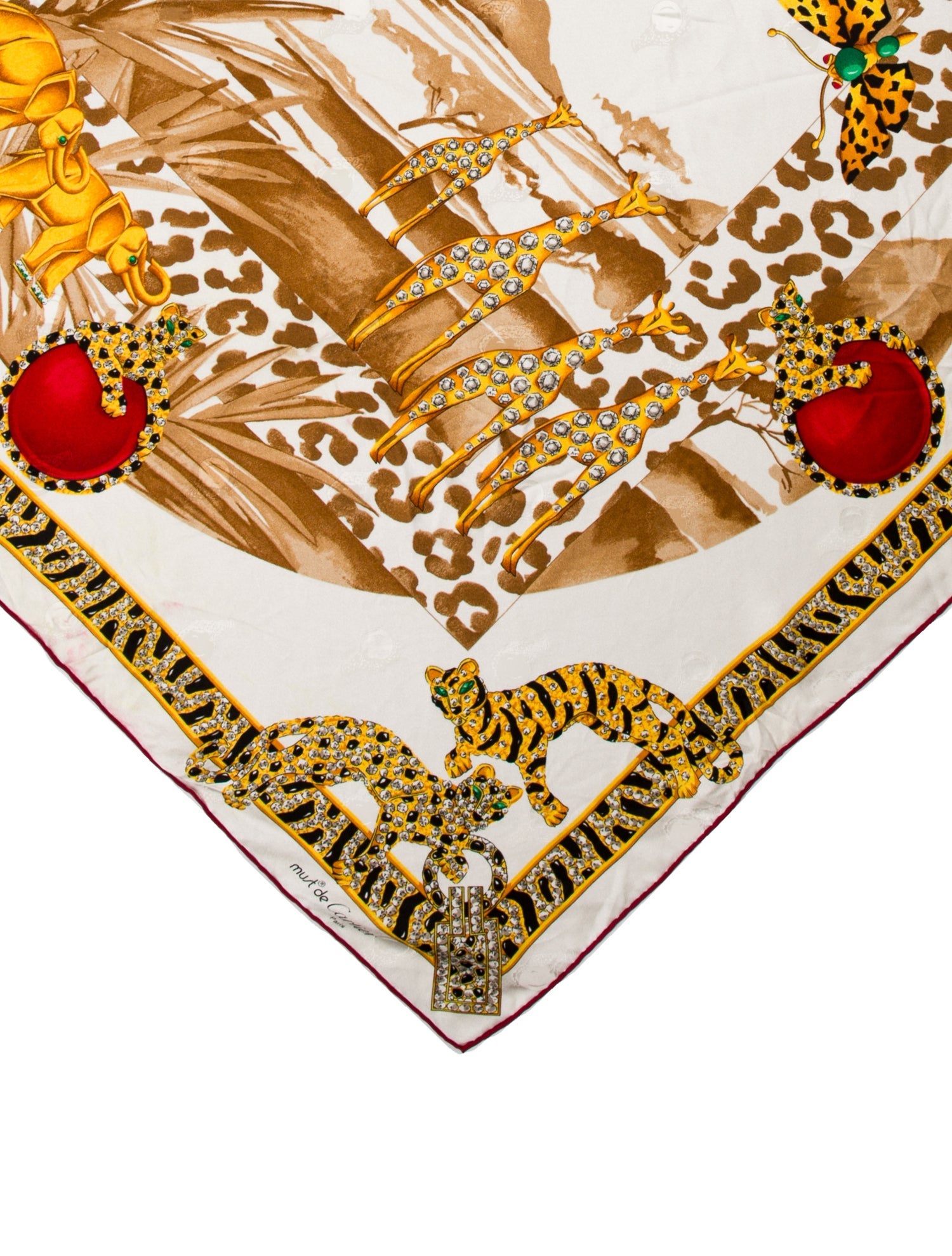 Cartier Silk Printed Scarf