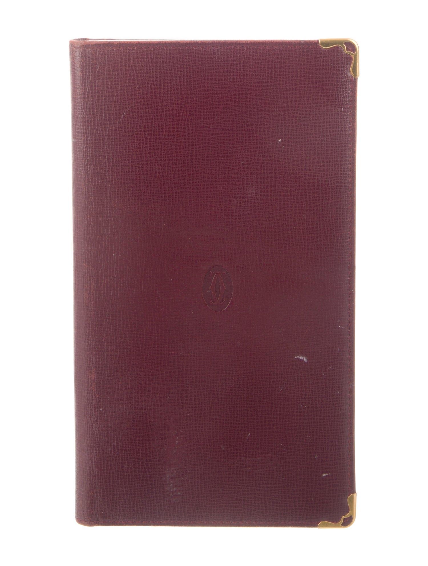 Cartier Compact Mirror Leather Bifold Wallet