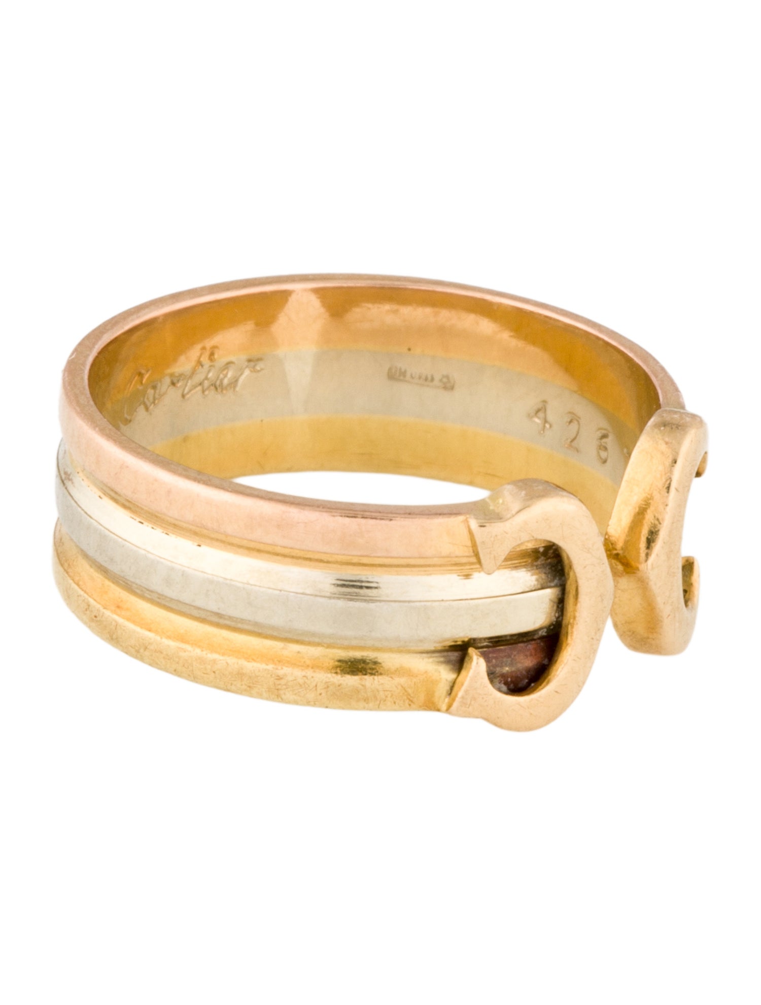 Cartier Vintage Double C de Cartier Wedding Band