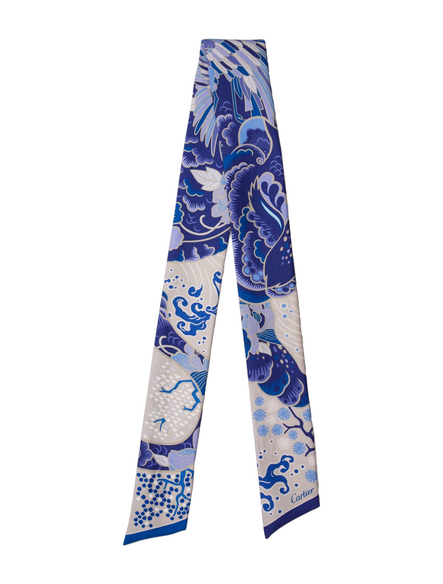 Cartier Silk Printed Scarf