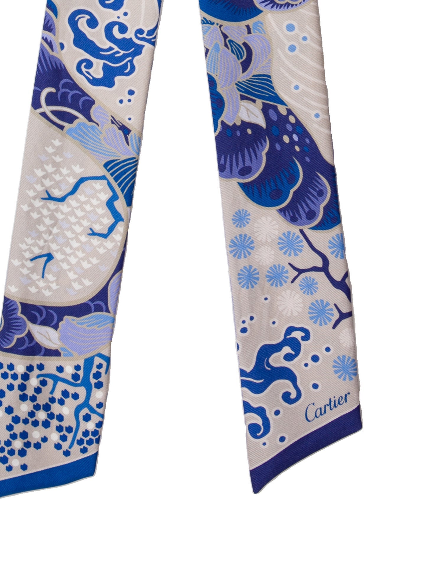 Cartier Silk Printed Scarf