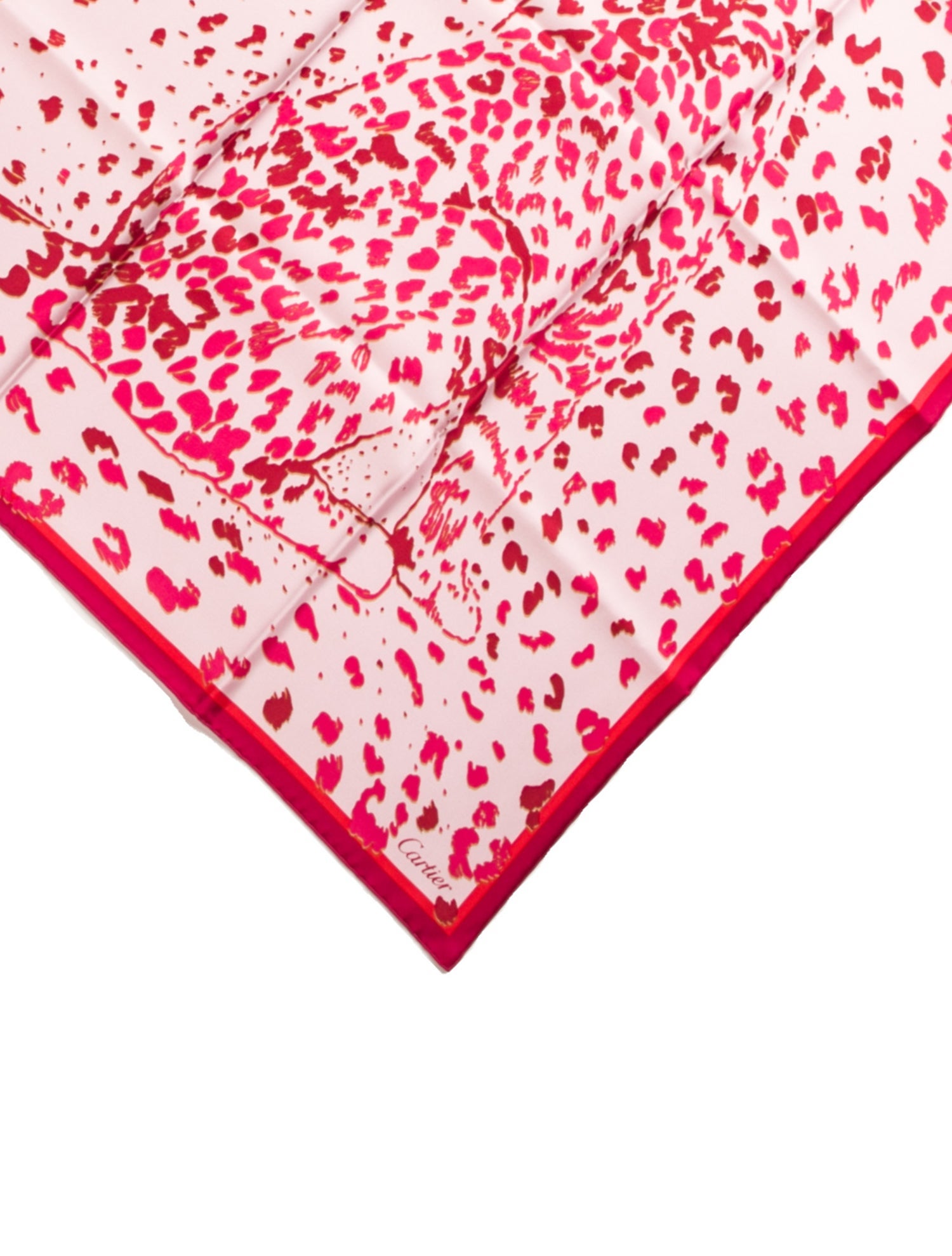 Cartier Silk Floral Print Scarf