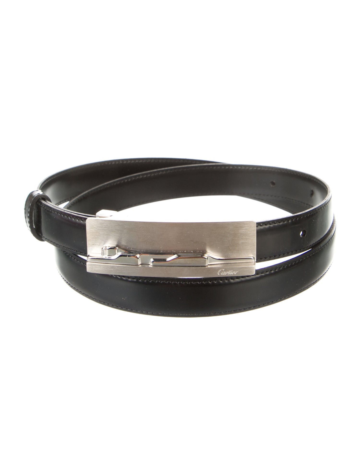 Cartier Skinny Patent Leather Belt Kit