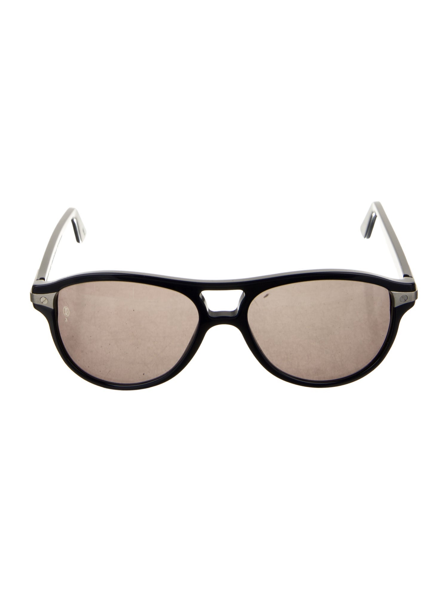 Cartier Round Mirrored Sunglasses