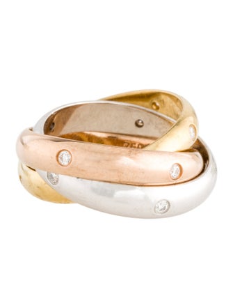 Cartier Trinity Ring, 15 Diamonds