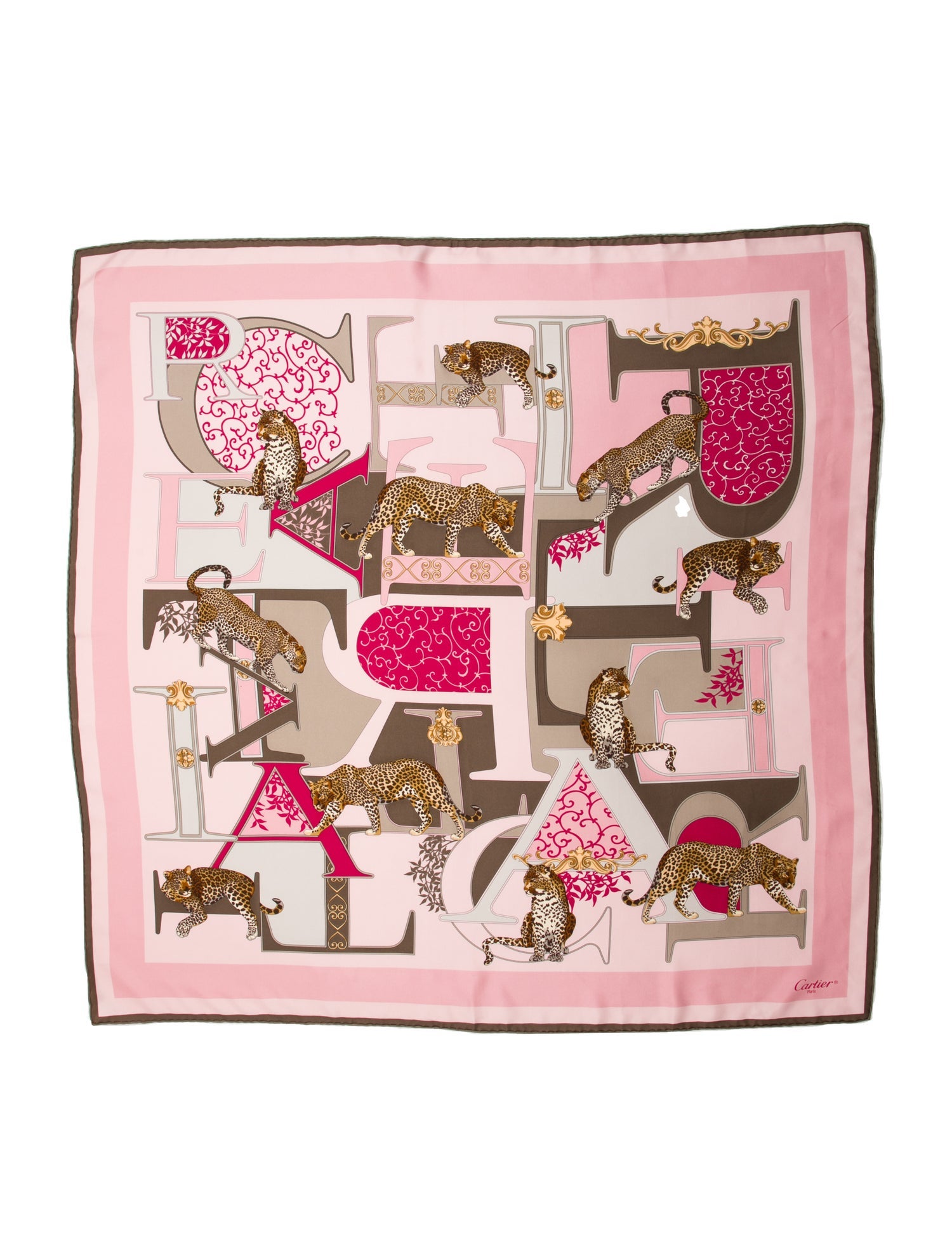 Cartier Silk Printed Scarf