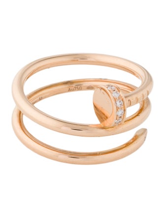 Cartier Juste un Clou Ring, Double, Diamonds