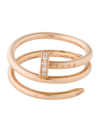 Cartier Juste un Clou Ring, Double, Diamonds