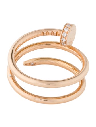 Cartier Juste un Clou Ring, Double, Diamonds