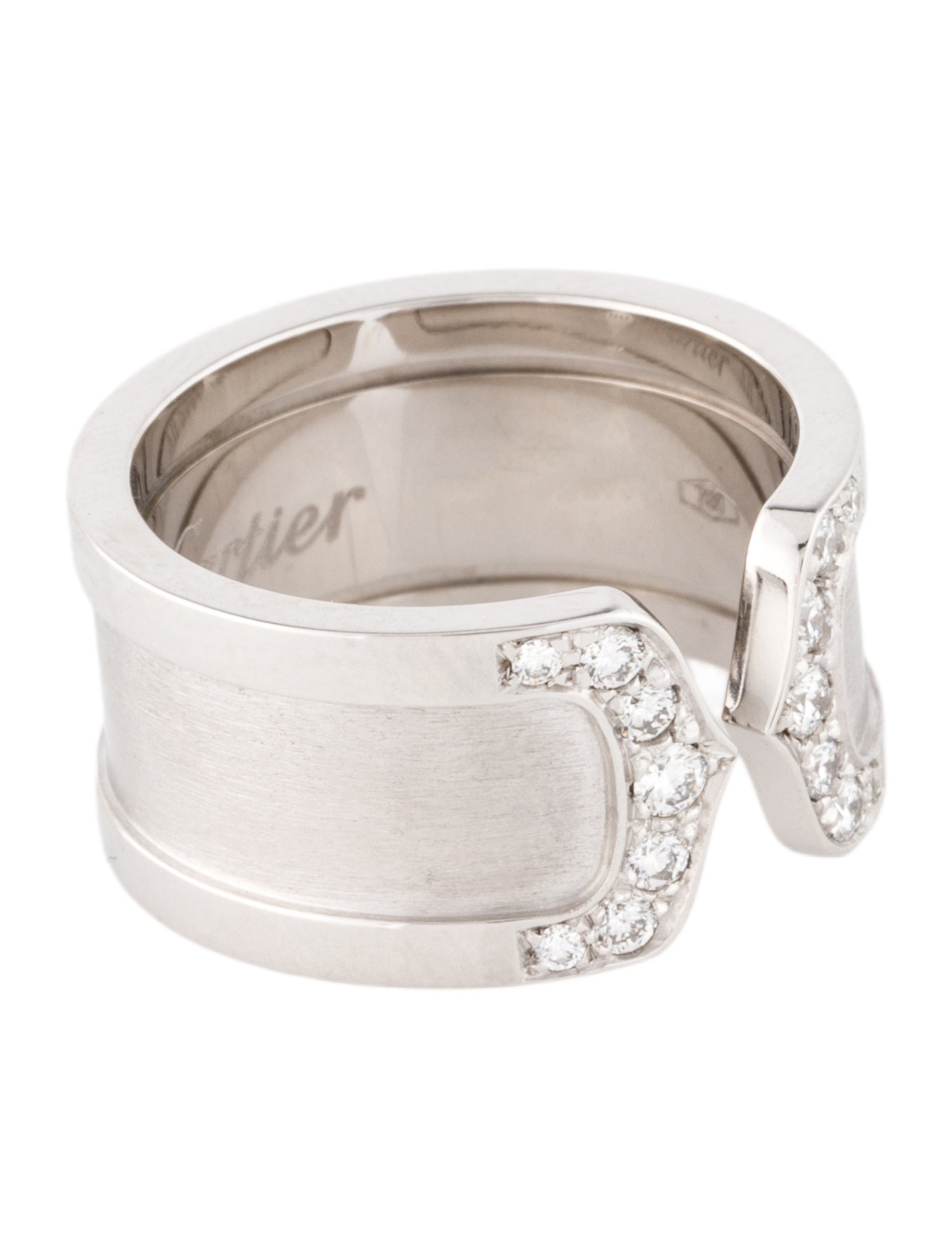 Cartier Vintage Double C de Cartier Decor Ring