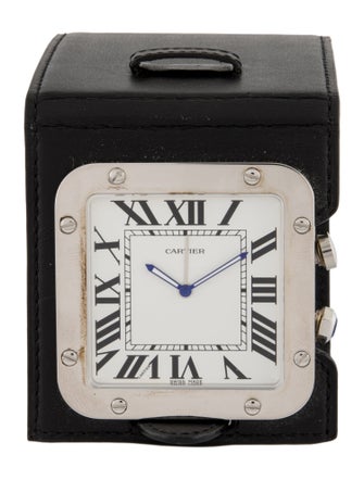 Cartier Santos Travel Alarm Clock