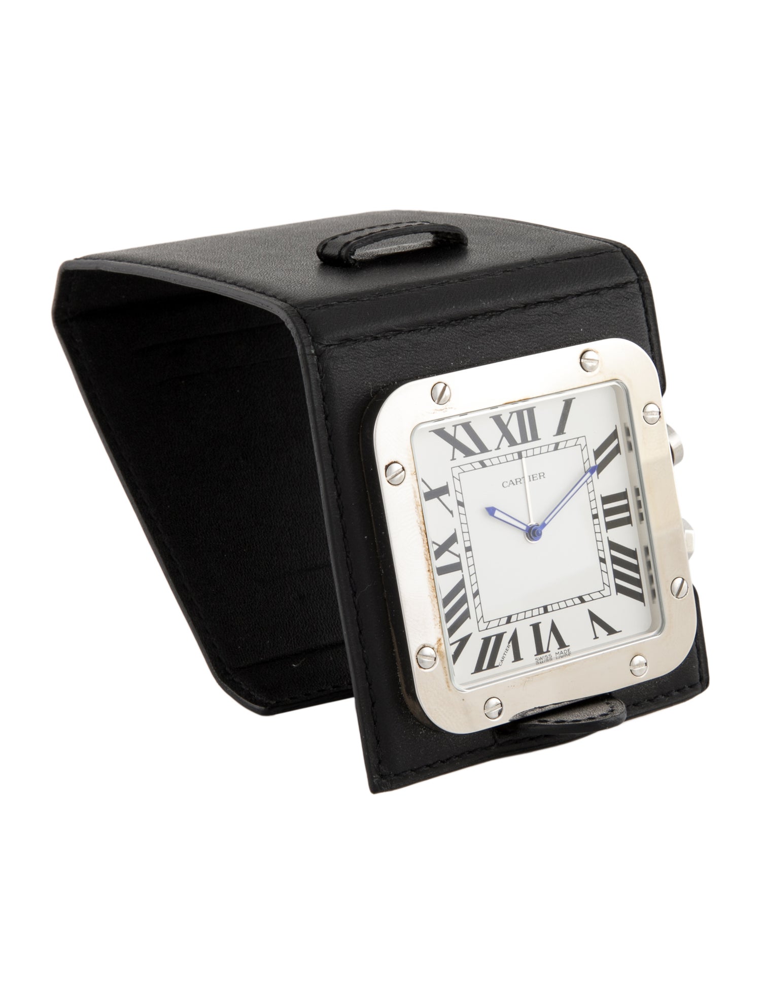Cartier Santos Travel Alarm Clock