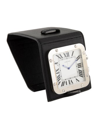 Cartier Santos Travel Alarm Clock