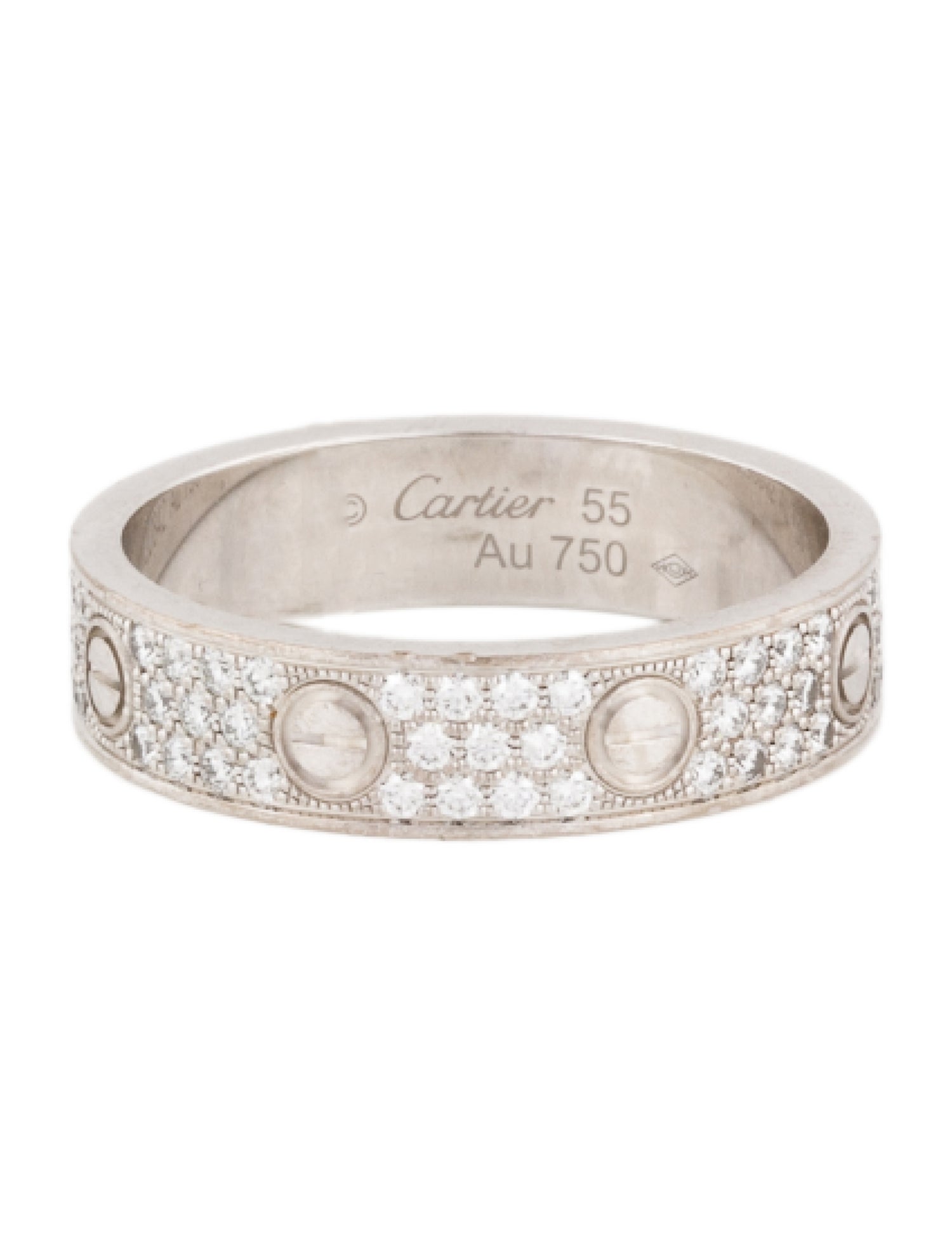 Cartier Small Paved LOVE Ring