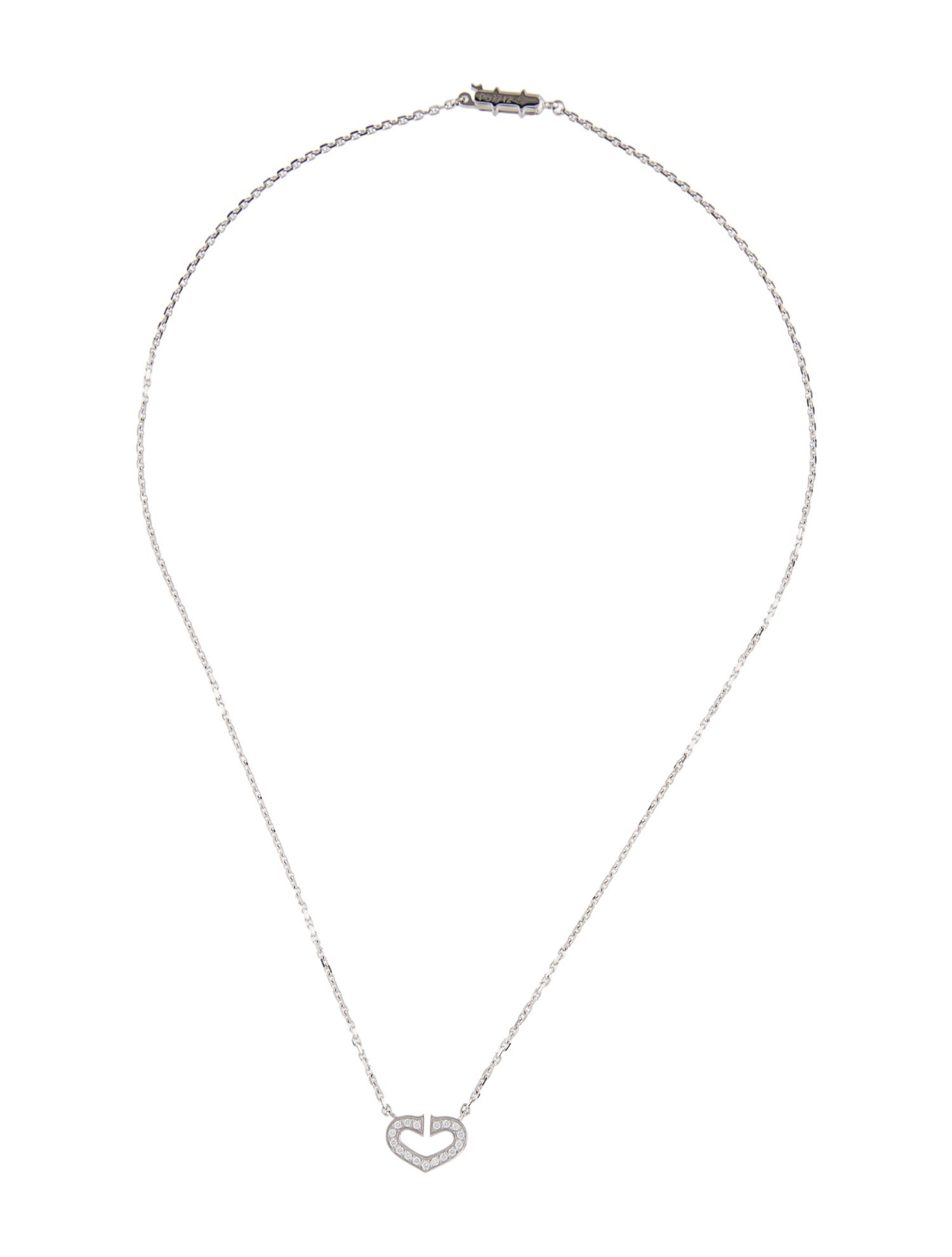 Cartier C de Cartier Heart Pendant Necklace