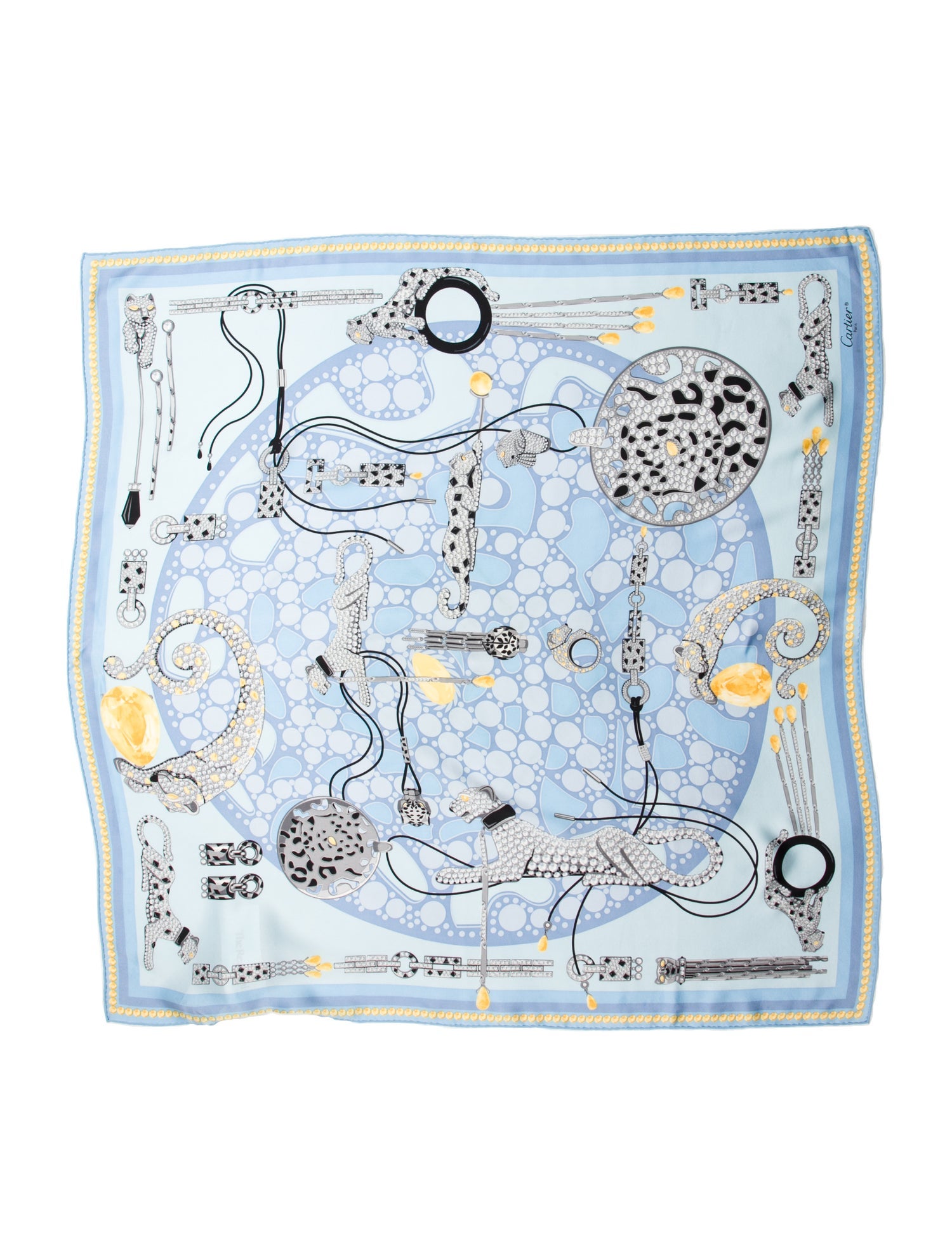 Cartier Silk Printed Scarf