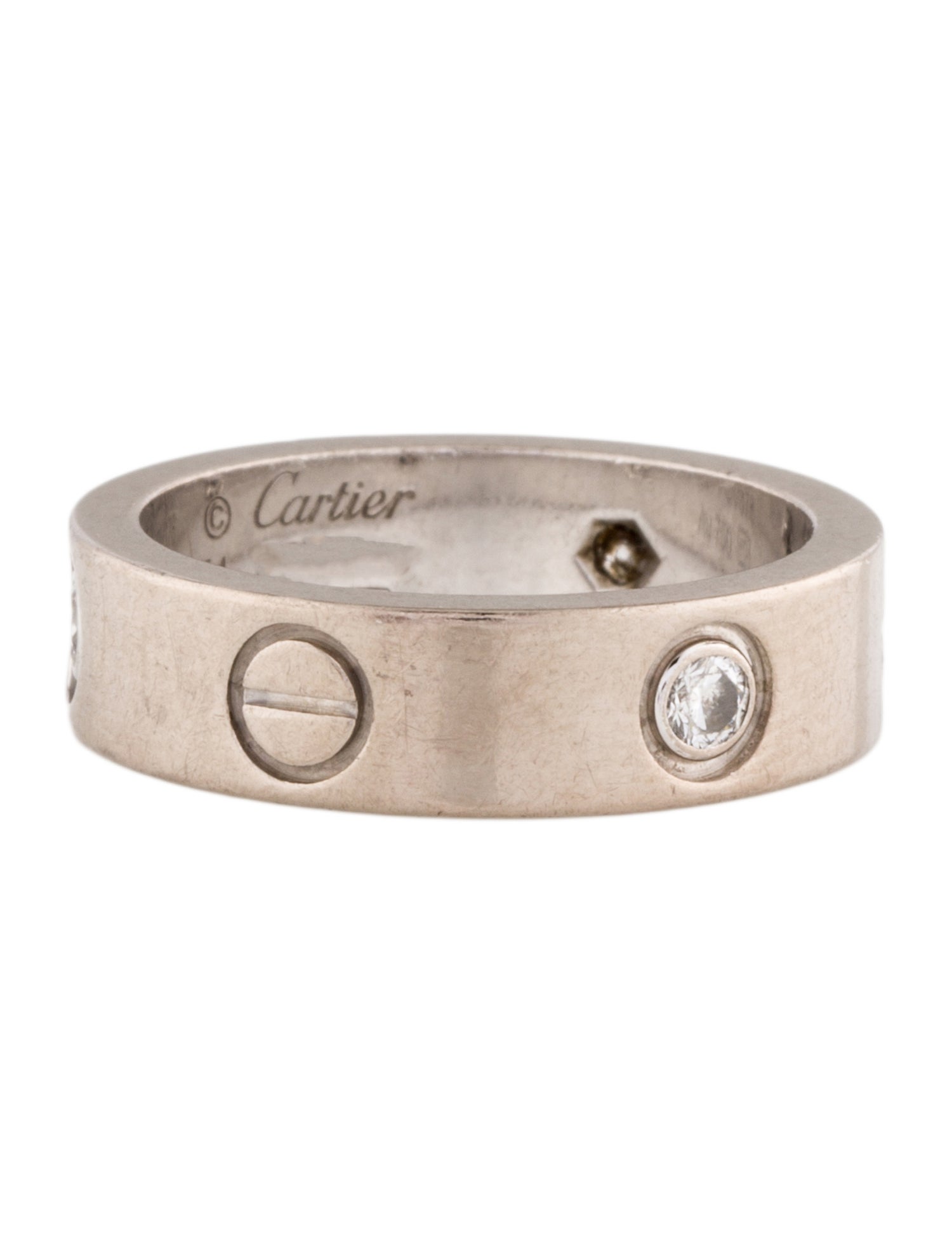 Cartier LOVE Ring, 3 Diamonds