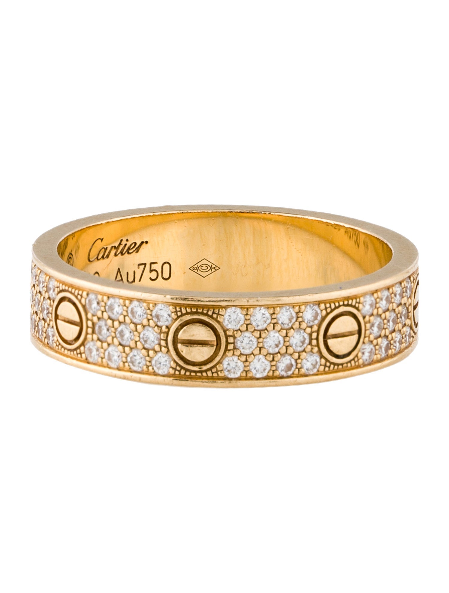 Cartier Small Paved LOVE Ring