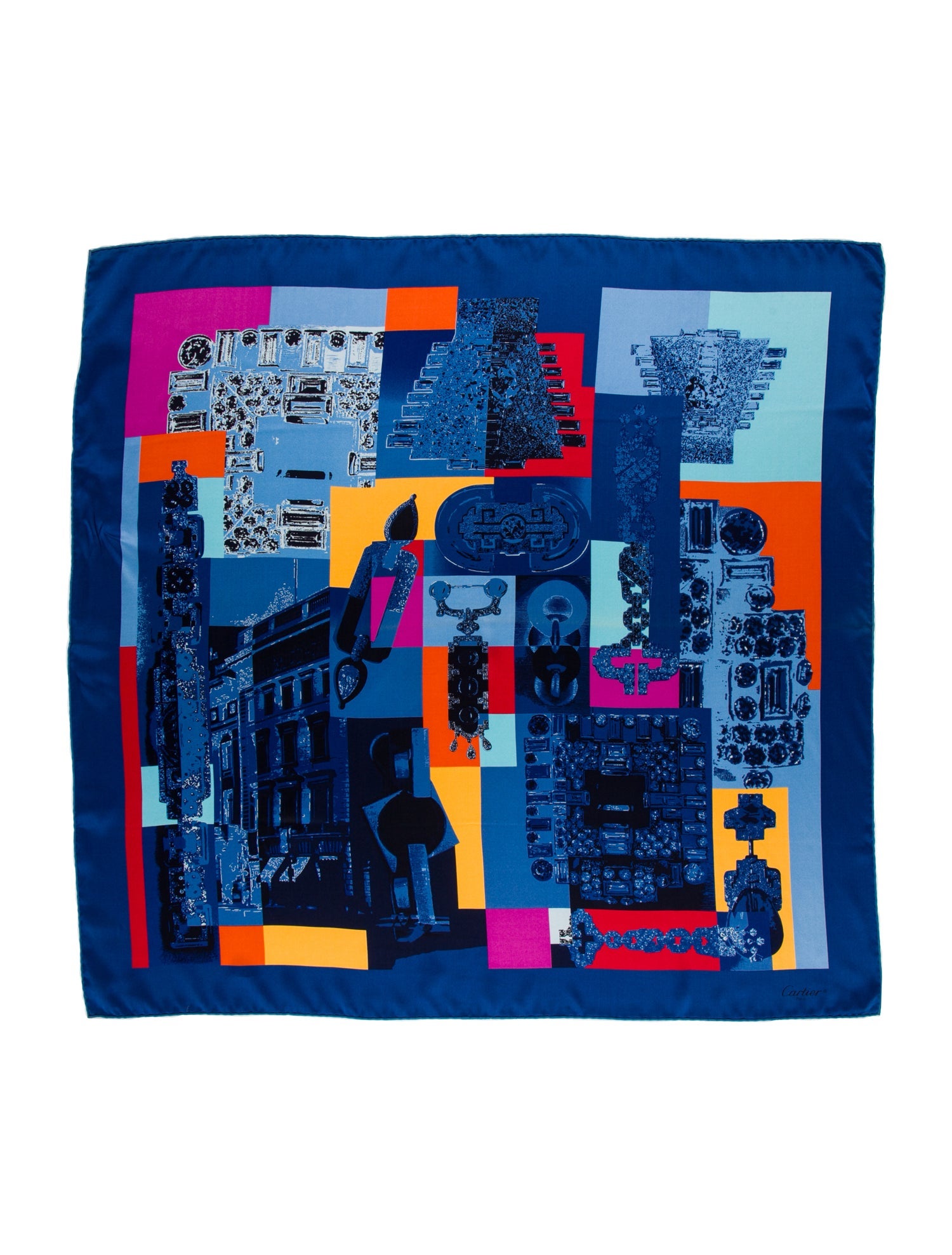 Cartier Silk Printed Scarf