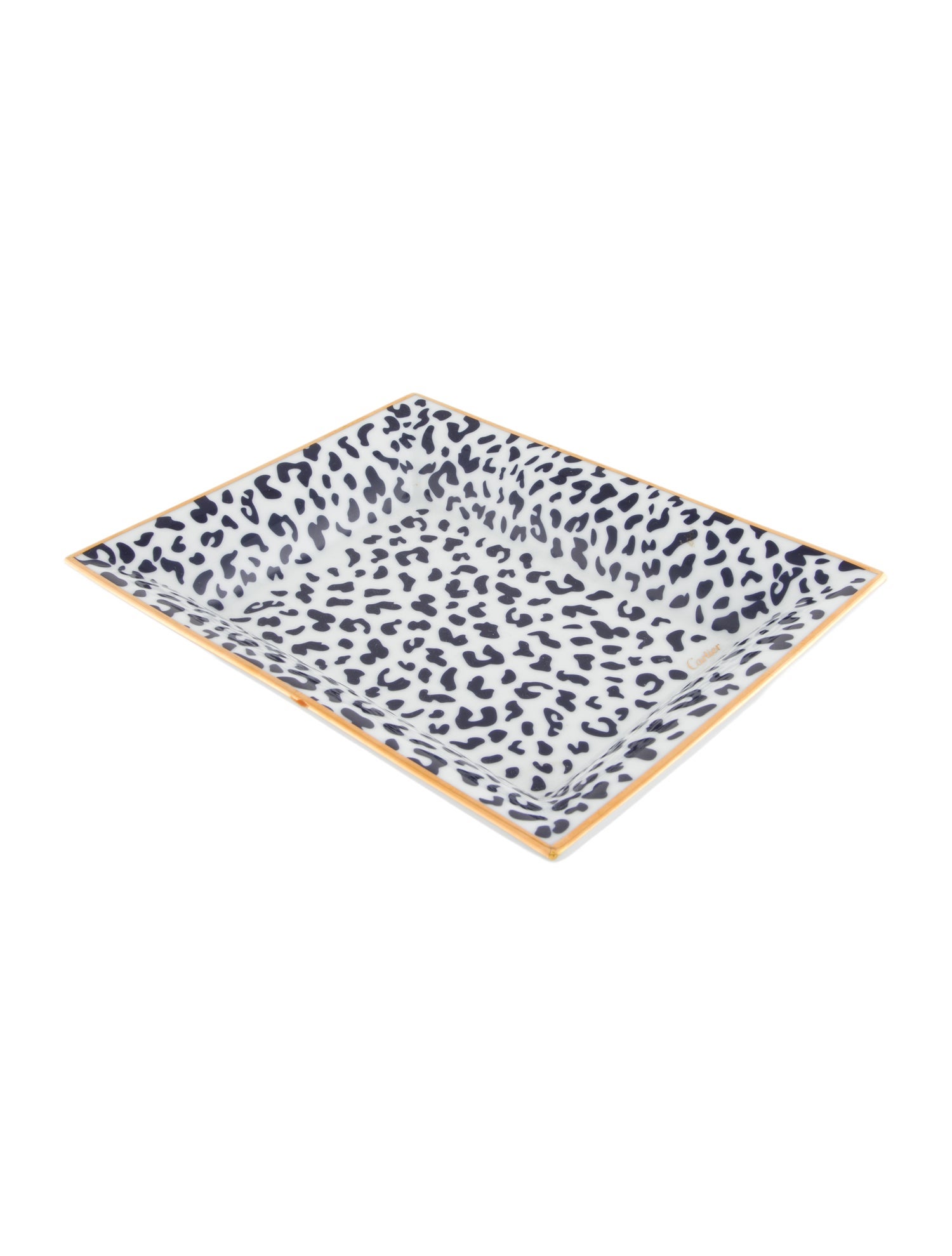 Cartier Leopard Porcelain Trinket Dish