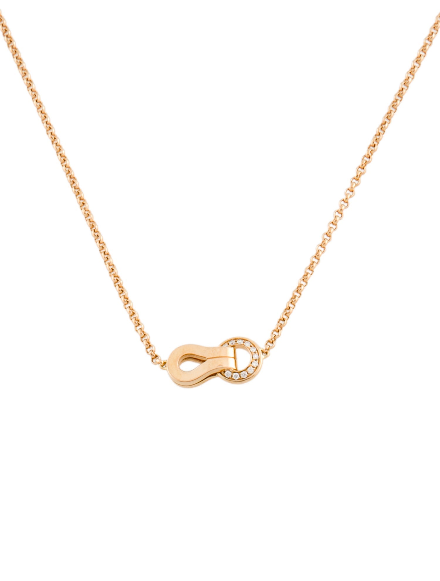 Cartier Diamond Agrafe Necklace