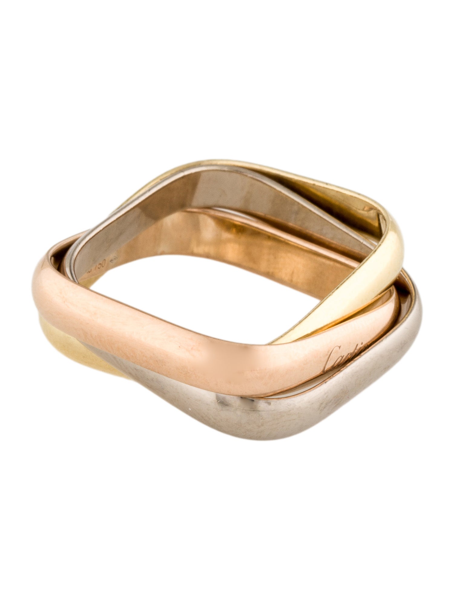 Cartier Classic Cushion Trinity Ring