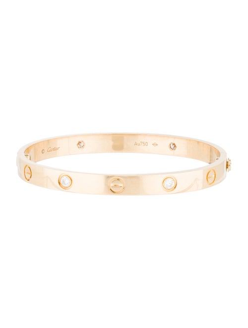 Cartier LOVE Bracelet, Classic Model, 4 Diamonds
