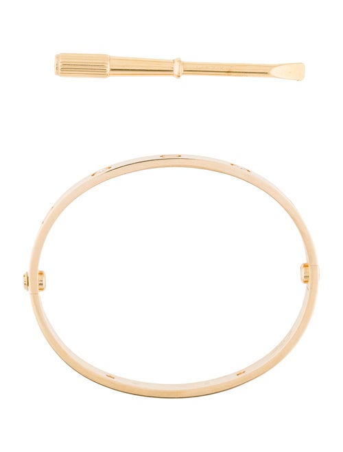 Cartier LOVE Bracelet, Classic Model, 4 Diamonds