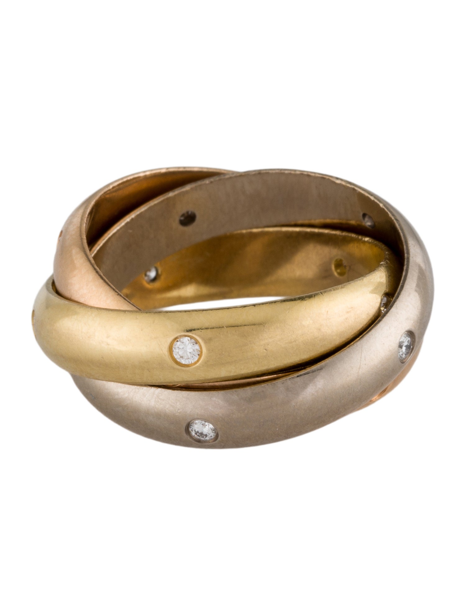 Cartier Trinity Rings, 15 Diamond