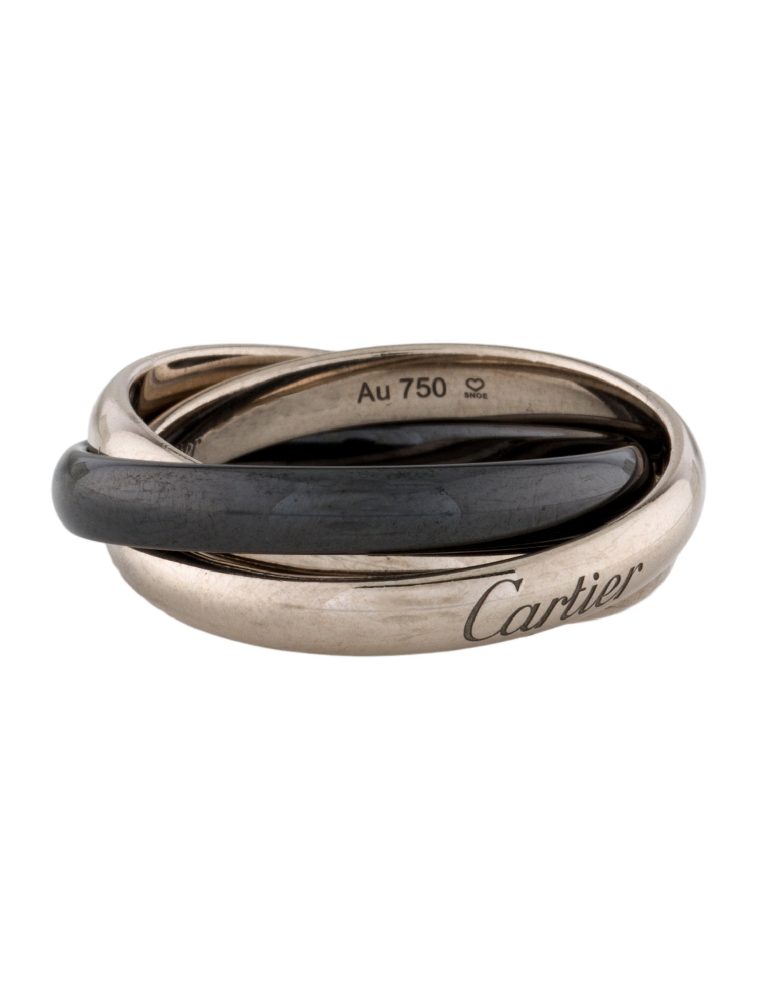 Cartier Trinity Classic Model Ceramic Ring
