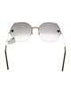 Cartier Oversize Gradient Sunglasses