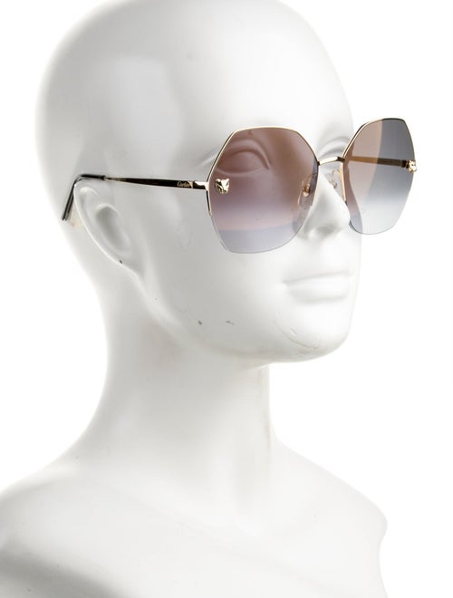 Cartier Oversize Gradient Sunglasses