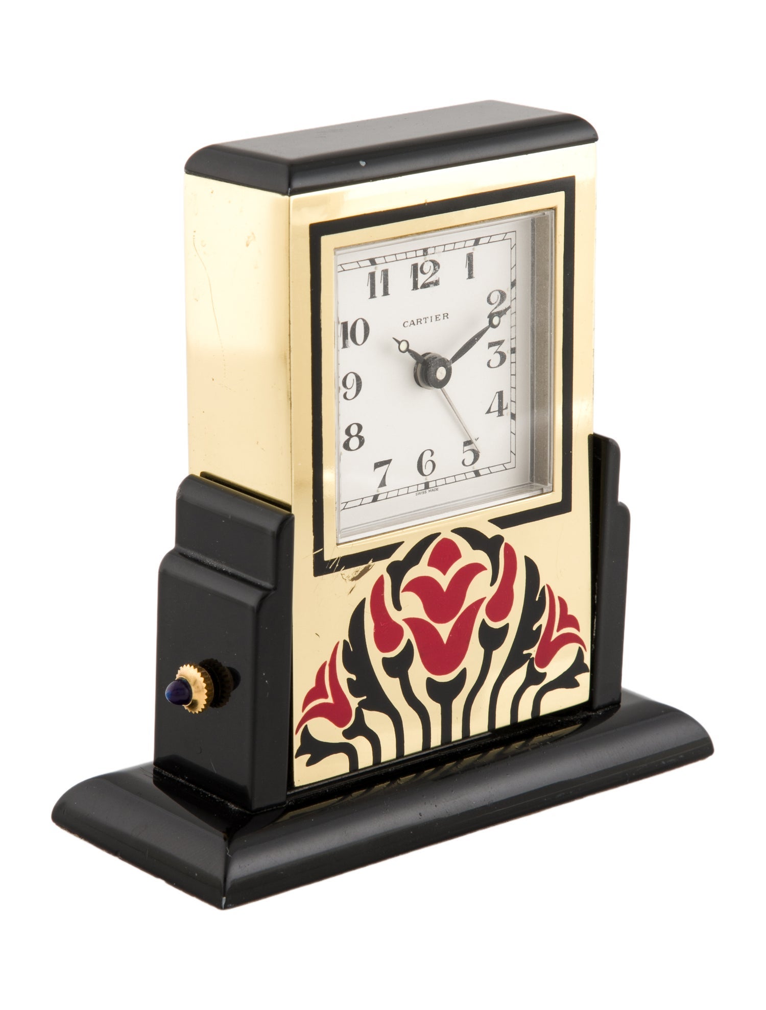 Cartier Art Deco Desk Alarm Clock