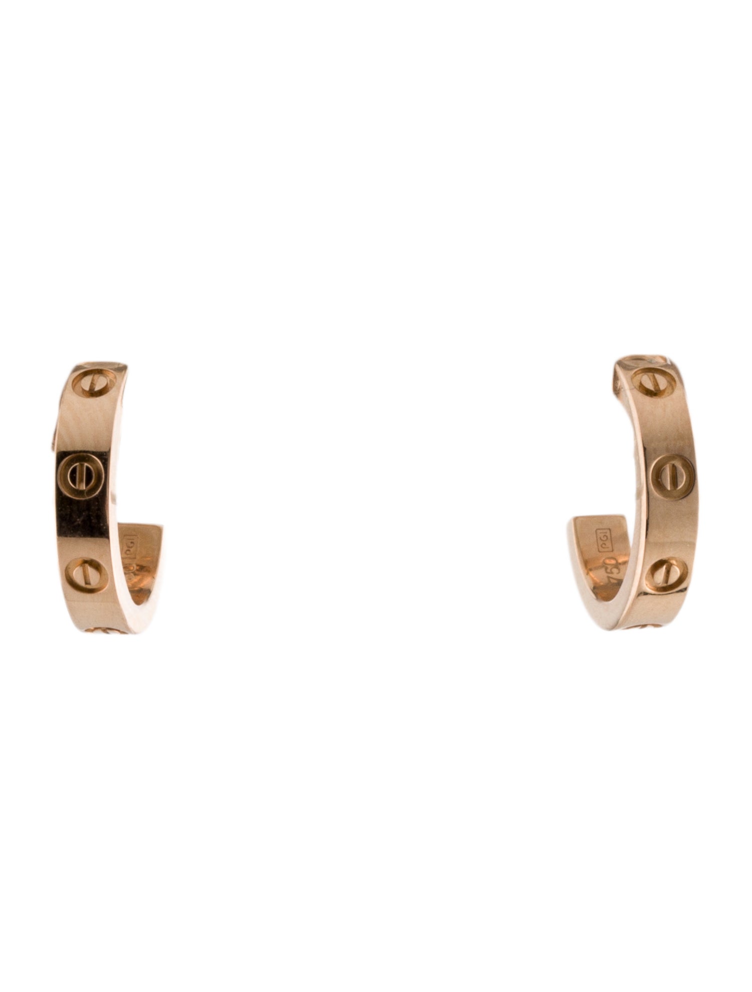 Cartier LOVE Hoop Earrings, Small Model