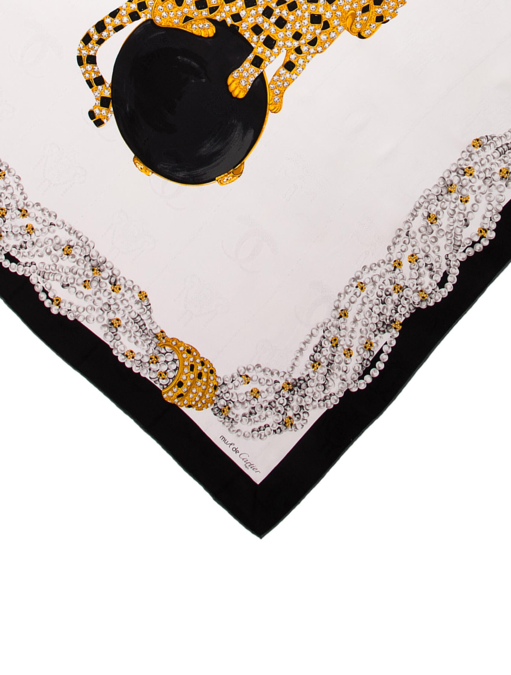 Cartier Silk Printed Scarf